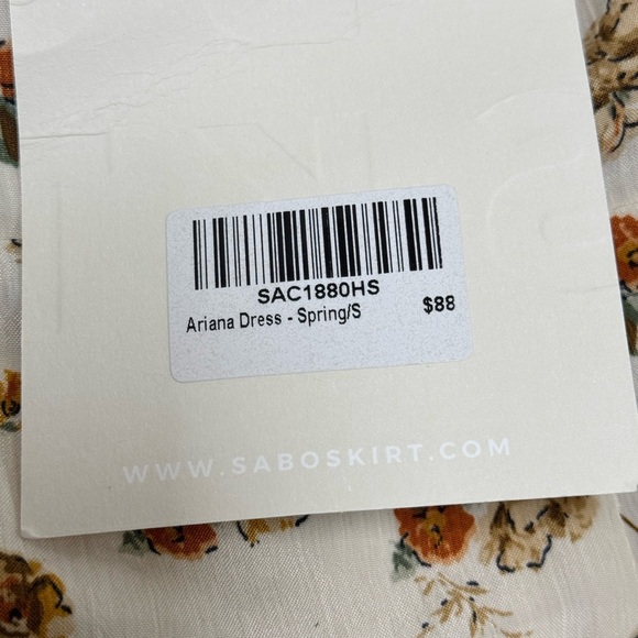 Sabo Skirt Ariana Floral Dress  Spring Floral Dress  NWT - Picture 11 of 13